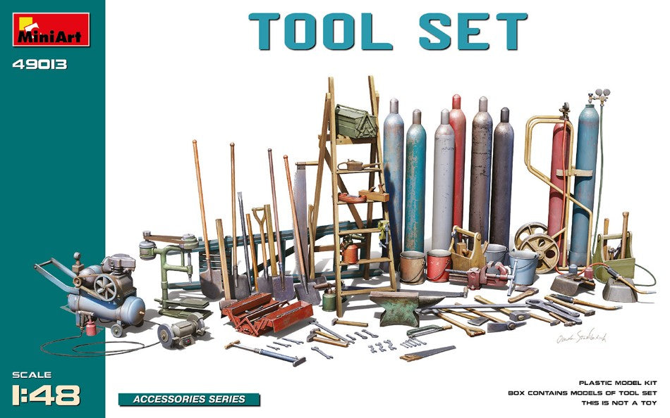 TOOL SET KIT 1:48 - Miniart - MIN49013