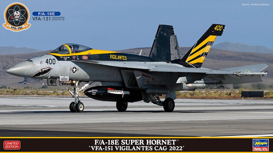 FA-18E SUPER HORNET VFA 151 VIGILANTES CAG 2022 KIT 1:72 - Hasegawa - HA02450
