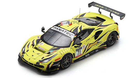 FERRARI 488 GT3 N.71 IRON LYNX 3rd 24H SPA 2022 FUOCO/SERRA/RIGON 1:43 - Looksmart - LSRC150