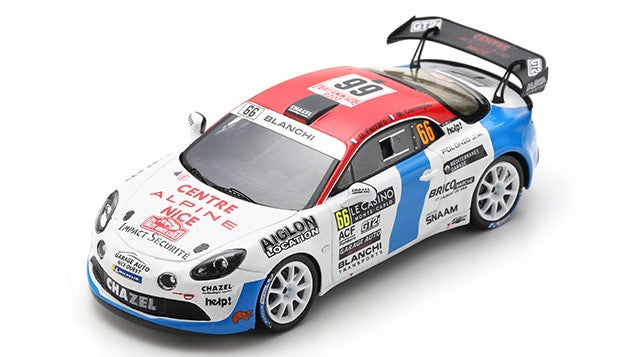 ALPINE A110 N.66 2nd RGT RALLY MONTE CARLO 2023 D.FERRARO-M.CORNEGL 1:43 - Spark Model - S6725