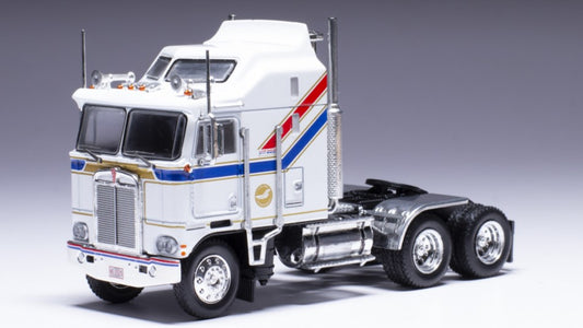 KENWORTH K100 AERODYNE 1976 WHITE 1:64 - Ixo Model - 64TR005