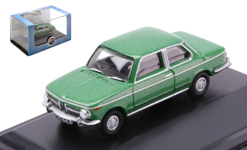 BMW 2002 GREEN 1:76 - Oxford - OXF76BM02003