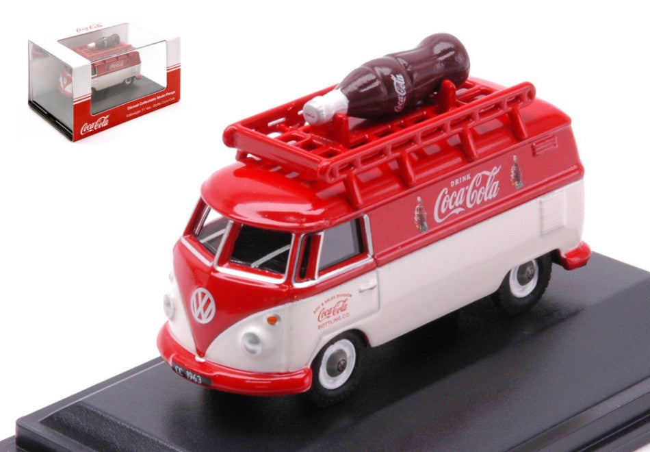 VW T1 VAN W/BOTTLE COCA COLA 1:76 - Oxford - OXF76VWS007CC