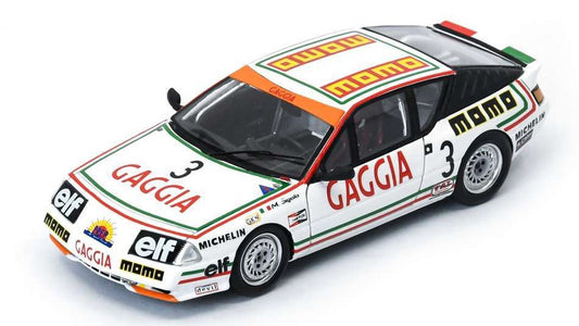 ALPINE V6 TURBO N.3 EUROPA CUP CHAMPION 1986 MASSIMO SIGALA 1:43 - Spark Model - S7331