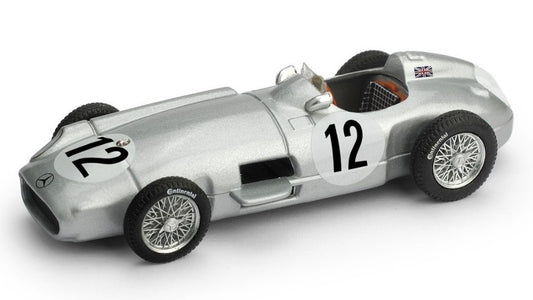 MERCEDES W196 WINNER GR.BRITAIN GP 1955 STIRLING MOSS 1:43 - Brumm - BM0072C