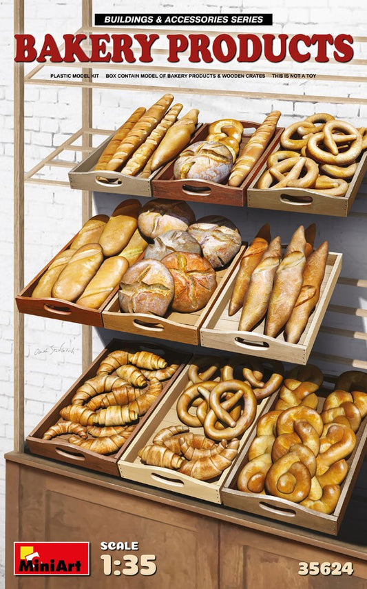 BAKERY PRODUCTS KIT 1:35 - Miniart - MIN35624