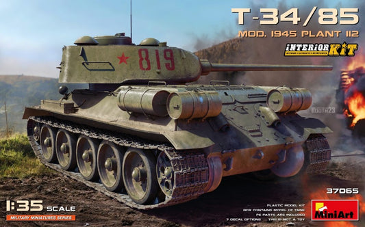 T-34-85 MOD.1945 PLANT 112 INTERIOR KIT 1:35 - Miniart - MIN37065
