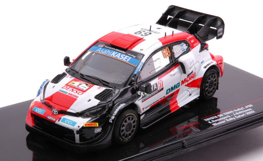 TOYOTA GR YARIS RALLY1 N.69 SAFARI RALLY 2022 ROVANPERA/HALTTUNEN 1:43 - Ixo Model - RAM856