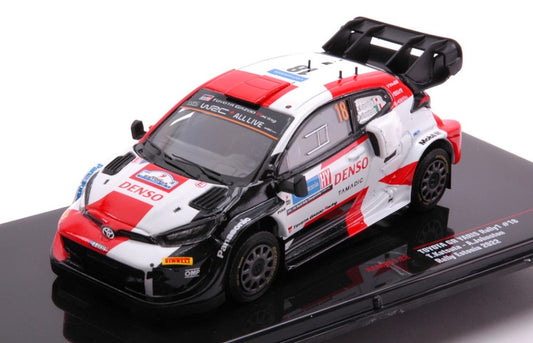 TOYOTA GR YARIS N.18 WRC RALLY ESTLAND 2022
KATSUTA/JOHNSTON 1:43 - Ixo Model - RAM861