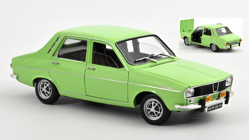 RENAULT 12 TS 1973 LIGHT GREEN 1:18 - Norev - NV185247