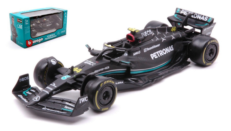 MERCEDES W14 N.44 2023 LEWIS HAMILTON 1:43 - Burago - BU38080H