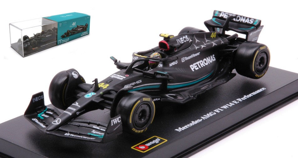 MERCEDES W14 N.44 2023 LEWIS HAMILTON SIGNATURE 1:43 - Burago - BU38081H
