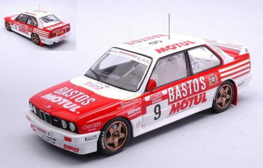 BMW E30 M3 N.9 RALLY TOUR DE CORSE 1988 CHATRIOT/PERIN 1:24 - Ixo Model - 24RAL029B