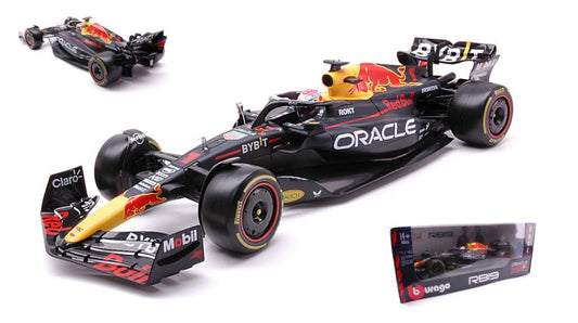 RED BULL RB19 N.1 WINNER QATAR GP 2023 MAX VERSTAPPEN 1:18 - Burago - BU18003V