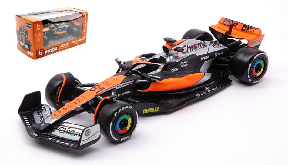 McLaren - MCL60 n°81 (2023) 1:43 - Oscar Piastri - Burago – Triple ...