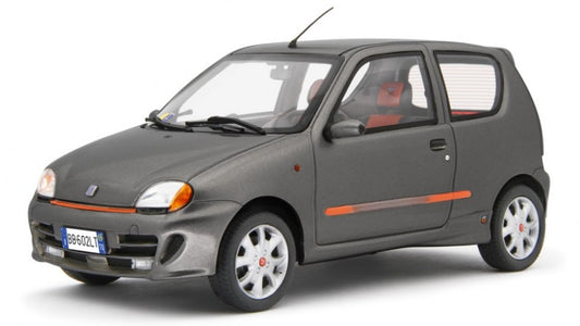 FIAT 600 SPORTING ABARTH 1998 DARK MET.GREY 1:18 - Laudo Racing - LM170C