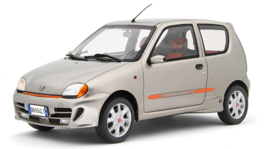 FIAT 600 SPORTING ABARTH 1998 MET.GREY 1:18 - Laudo Racing - LM170E