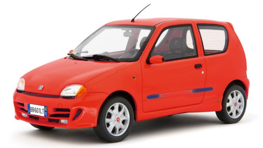 FIAT 600 SPORTING ABARTH 1998 RED 1:18 - Laudo Racing - LM170B