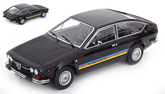 ALFA ROMEO GTV 2000 TURBODELTA 1979 BLACK/FLATBLACK 1:18 - KK Scale - KKDC181094