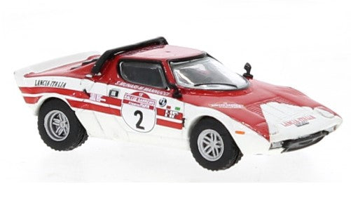 LANCIA STRATOS HF N.2 WINN.RALLY SANREMO 1974 MUNARI-MANNUCCI 1:87 - Brekina - BRE29653