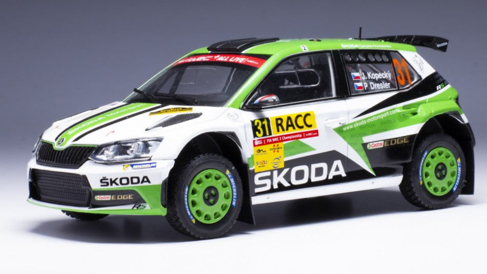 SKODA FABIA R5 N.31 RALLY CATALUNYA 2018
KOPECKY-DRESLER 1:24 - Ixo Model - 24RAL031A