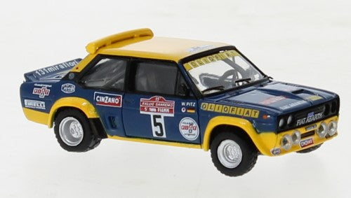 FIAT 131 ABARTH N.5 OLIO FIAT RALLY SAN REMO 1977 W.ROHRL 1:87 - Brekina - BRE22658