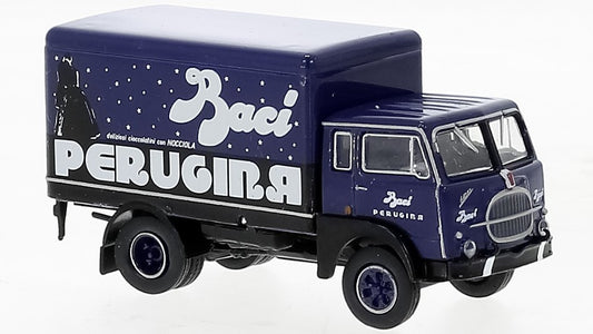 FIAT 642 BOX WAGON CIOCCOLATO PERUGINA 1962 1:87 - Brekina - BRE58608