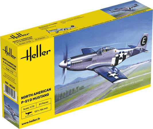 P-51 MUSTANG KIT 1:72 - Heller - HL80268