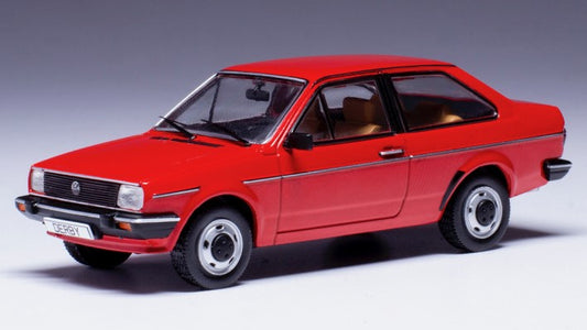VW DERBY MK II 1981 RED 1:43 - Ixo Model - CLC546
