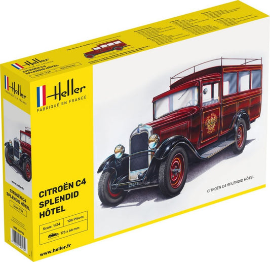 CITROEN C4 "SPLENDID HOTEL" KIT 1:24 - Heller - HL80713