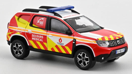 DACIA DUSTER 2020 POMPIERS - SECOURS MEDICAL 57 1:43 - Norev - NV509050