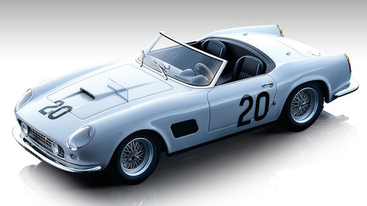 FERRARI 250 GT CALIFORNIA SWB LE MANS 1960 NART STURGIS-SCHLESSER 1:18 - Tecnomodel - TMD18205F