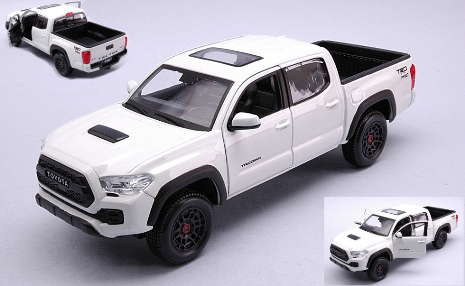 TOYOTA TACOMA PICK UP 2021 WHITE 1:24 - Maisto - MI32910W