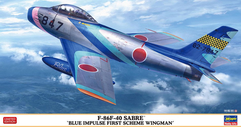 F-86F-40 SABRE BLUE IMPULSE KIT 1:48 - Hasegawa - HA07526