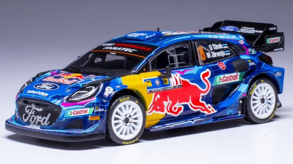 FORD PUMA WRC N.8 CHILE RALLY 2023 TANAK-JARVEOJA 1:43 - Ixo Model - RAM906