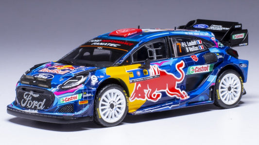 FORD PUMA WRC N.7 CENTRAL EUROPEAN RALLY 2023 LOUBET-VEILLAS 1:43 - Ixo Model - RAM905