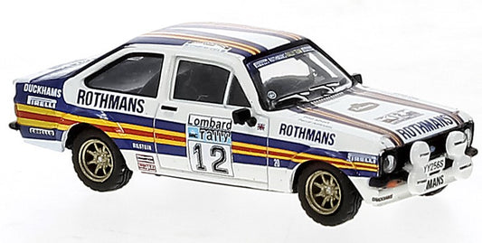FORD ESCORT RS 1800 N.12 RALLY RAC LOMBARD 1981 P.AIRIKKALA 1:87 - Brekina - BRE19590