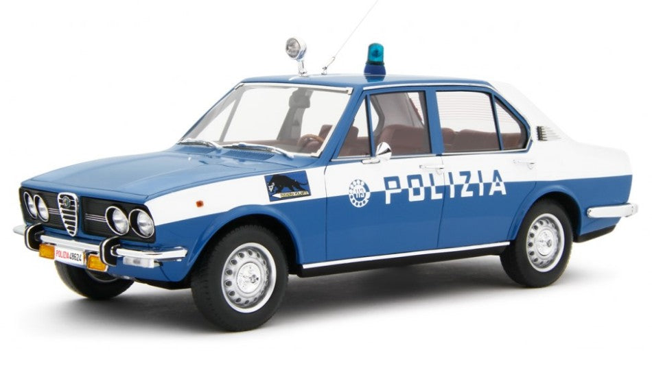 ALFA ALFETTA 1.8 1972 POLIZIA 1:18 - Laudo Racing - LM178C-PO