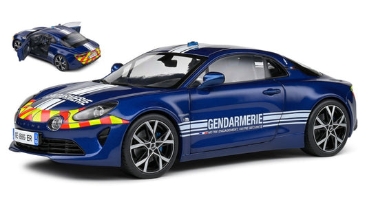 ALPINE A110 GENDARMERIE 2023 BLUE 1:18 - Solido - SL1801628