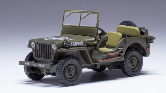 JEEP WILLYS MB 1943 OLIVE 1:43 - Ixo Model - CLC567