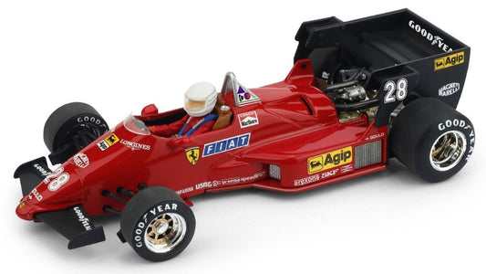 FERRARI 126 C4 R.ARNOUX 1984 N.28 W/PILOTE 1:43 - Brumm - BM0143CH