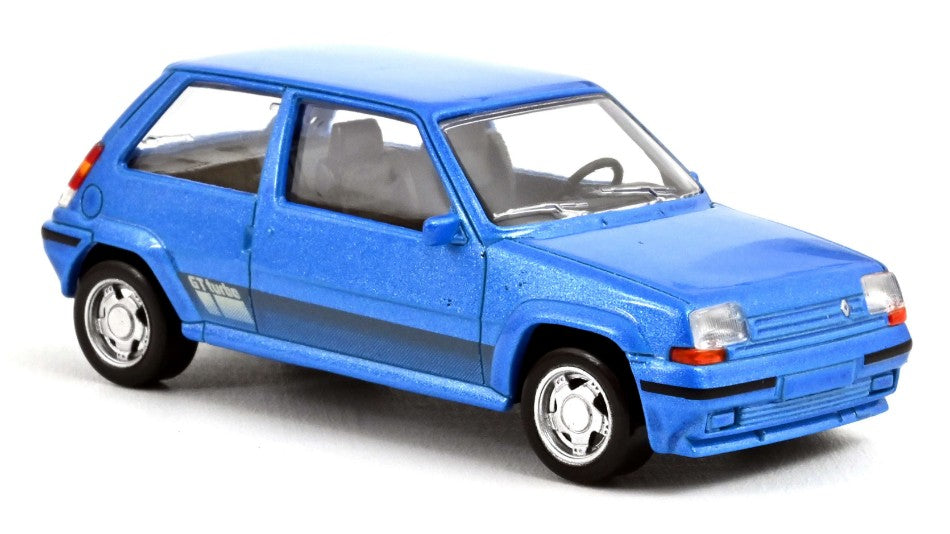 RENAULT SUPERCINQ GT TURBO PH II 1988 BLUE METALLIC JET-CAR 1:43 - Norev - NV510540