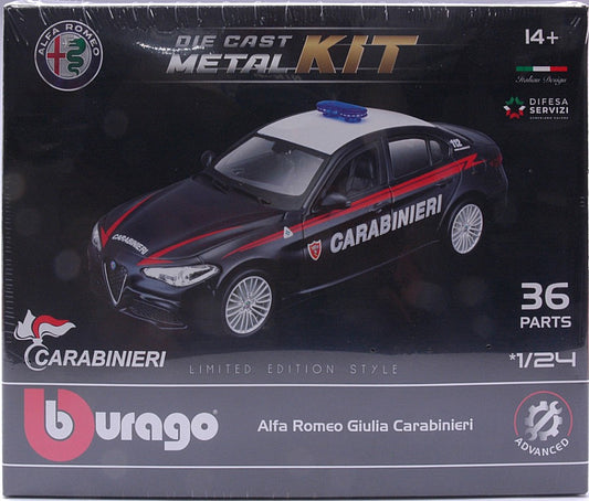 ALFA ROMEO GIULIA CARABINIERI KIT 1:24 - Burago - BU25128