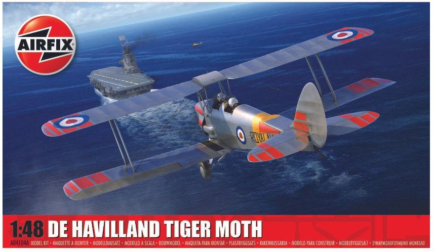 DE HAVILLAND TIGER MOTH KIT 1:48 - Airfix - A04104A