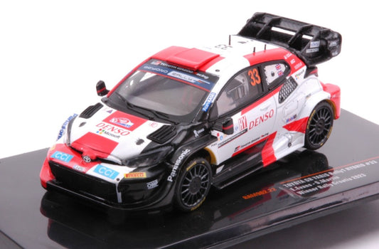 TOYOTA YARIS WRC N.33 RALLY YPERN 2022 EVANS-MARTIN 1:43 - Ixo Model - RAM873
