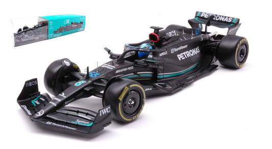 MERCEDES F1 GEORGE RUSSELL 2023 W/HARD CASE 1:24 - Burago - BU28028R