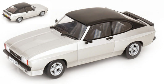 FORD CAPRI MK II X-PACK 1975 SILVER/MATT BLACK RHD 1:18 - ModelCarGroup - MCG18349