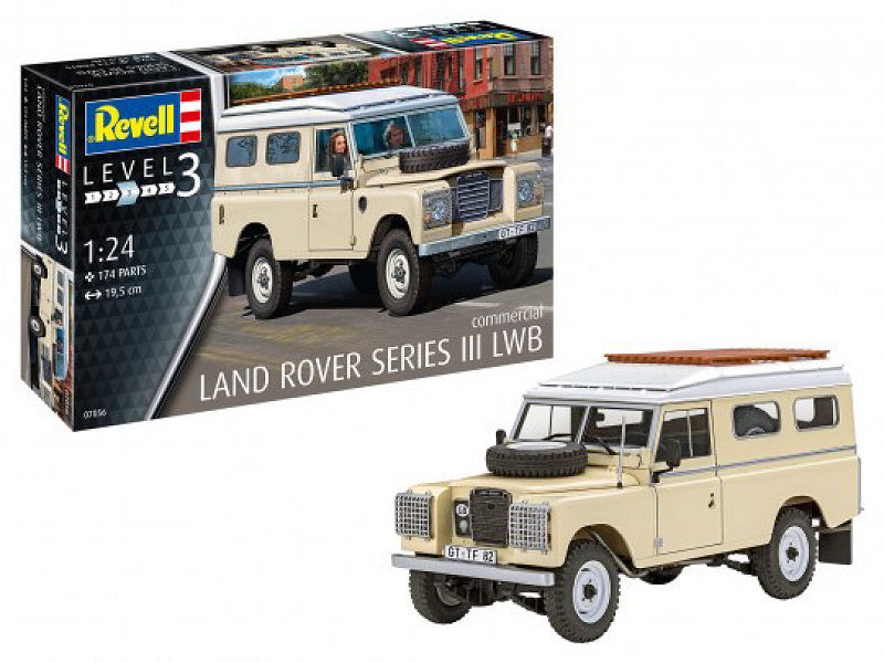 LAND ROVER SERIES III LWB COMMERCIAL KIT 1:24 - Revell - RV07056