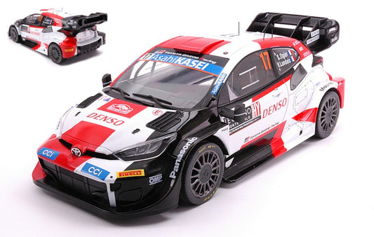TOYOTA GR YARIS N.17 RALLY MONTE CARLO 2023 OGIER-LANDAIS 1:18 - Ixo Model - 18RMC152A