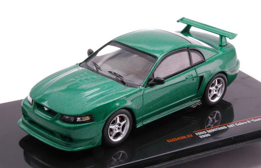 FORD MUSTANG STV COBRA R 2000 MET.GREEN 1:43 - Ixo Model - CLC543